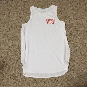 Sassy tank with side slits